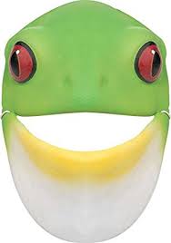 foam frog mask