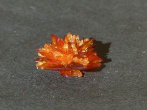 amber -colored crystal